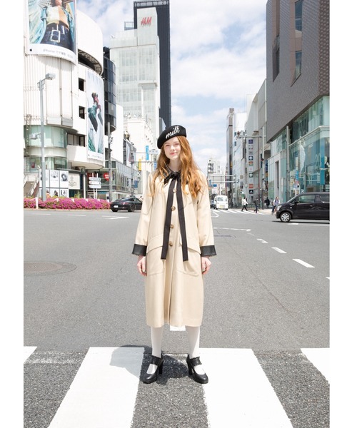 MILK（ミルク）の「ローブ コート（ステンカラーコート）」 - WEAR