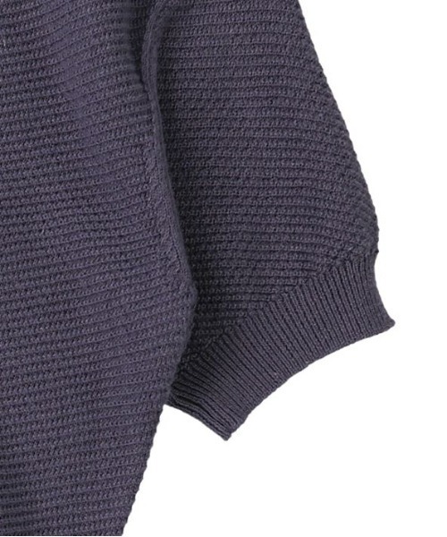 quoti use fith(クゥオティ ユース フィス)の「斜め編みニット切り替えワンピース(ワンピース・キッズ・ベージュ/グレー/チャコールグレー・100/130/110/120/90)」の11枚目の写真