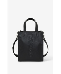 美品　kenzo グレインレザーベルトバッグ　インプリント　ショルダーバッグ 美品kenzo グレインレザーベルトバッグインプリントショルダーバッグ
