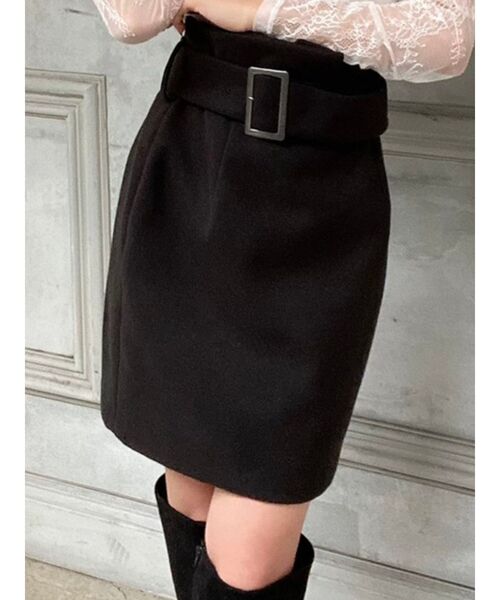 RESEXXY（リゼクシー）の「ハイウエストタイトスカート（スカート・レディース・ブラック/グレー/キャメル・FREE）」の2枚目の写真