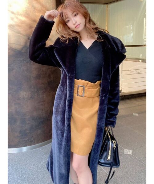 RESEXXY（リゼクシー）の「ハイウエストタイトスカート（スカート・レディース・ブラック/グレー/キャメル・FREE）」の8枚目の写真