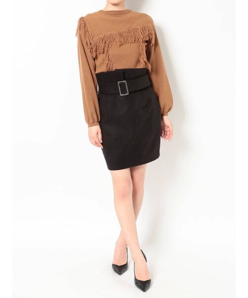 RESEXXY（リゼクシー）の「ハイウエストタイトスカート（スカート・レディース・ブラック/グレー/キャメル・FREE）」の13枚目の写真