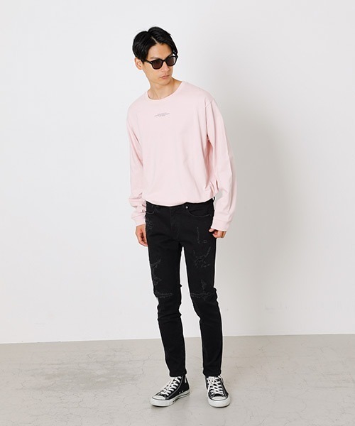 VINTAGE REPAIR SKINNY/ビンテージリペアスキニー（デニムパンツ