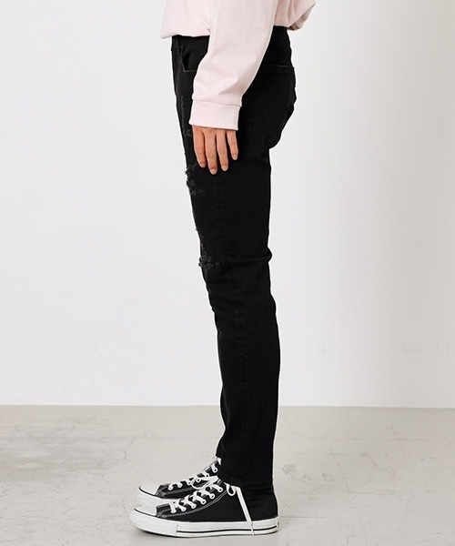 VINTAGE REPAIR SKINNY/ビンテージリペアスキニー（デニムパンツ