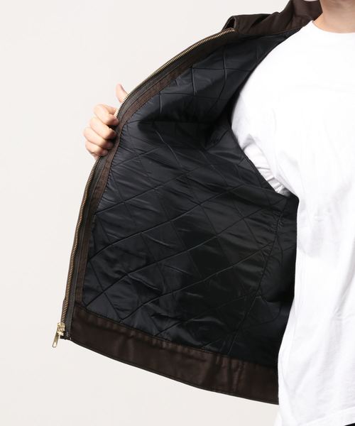 Dickies(ディッキーズ)の「Dickies/ディッキーズ TJ15 Insulated Eisenhower Jacket アイゼンハワードジャケット/ブルゾン(カバーオール・メンズ・ダークブラウン・L/M/XL)」の4枚目の写真