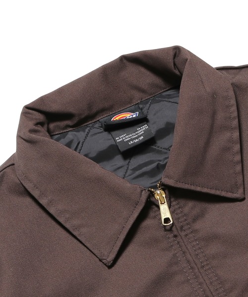 Dickies(ディッキーズ)の「Dickies/ディッキーズ TJ15 Insulated Eisenhower Jacket アイゼンハワードジャケット/ブルゾン(カバーオール・メンズ・ダークブラウン・L/M/XL)」の5枚目の写真