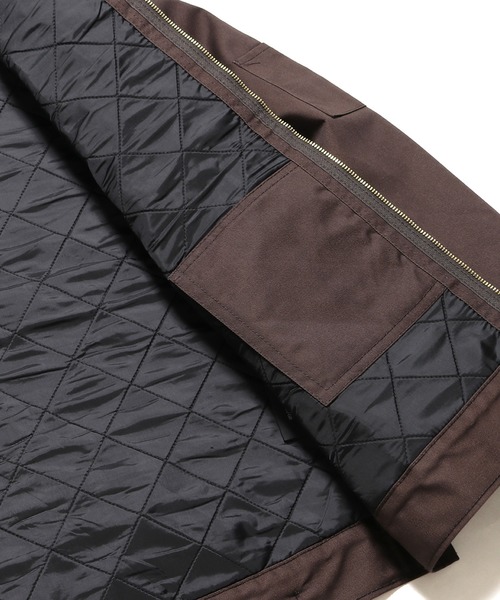 Dickies(ディッキーズ)の「Dickies/ディッキーズ TJ15 Insulated Eisenhower Jacket アイゼンハワードジャケット/ブルゾン(カバーオール・メンズ・ダークブラウン・L/M/XL)」の9枚目の写真