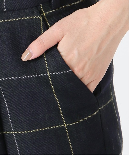 VERMEIL par iena（ヴェルメイユパーイエナ）の「ウールチェックワイドパンツ◆（その他パンツ・レディース・キャメル/ネイビー・40/38/36）」の13枚目の写真