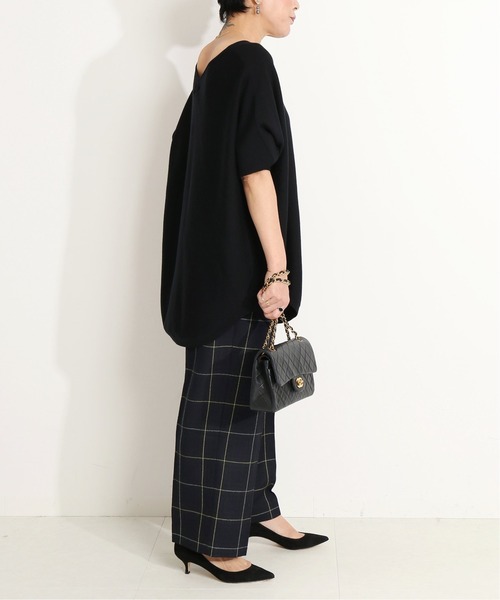 VERMEIL par iena（ヴェルメイユパーイエナ）の「ウールチェックワイドパンツ◆（その他パンツ・レディース・キャメル/ネイビー・40/38/36）」の21枚目の写真