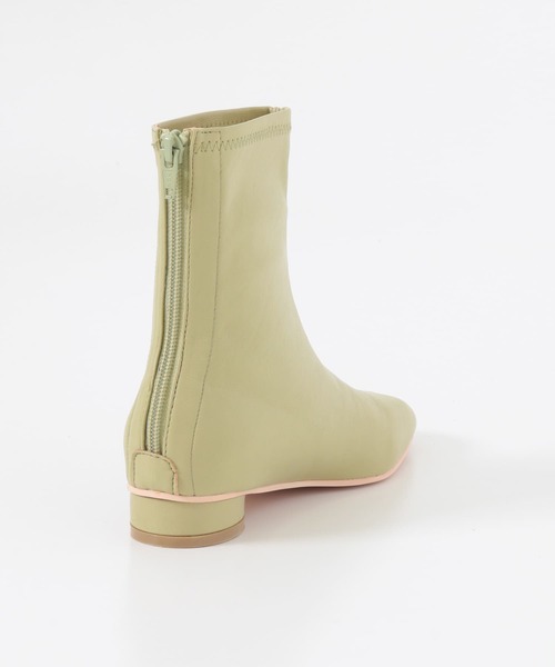 KBF（ケイビーエフ）の「スリムショートブーツ（ブーツ・レディース・ブラック/アイボリー/グリーン系その他・38/36/37）」の7枚目の写真