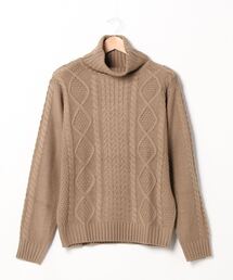 NO WAY | /ケーブルタートルネックニット/(ニット/セーター)