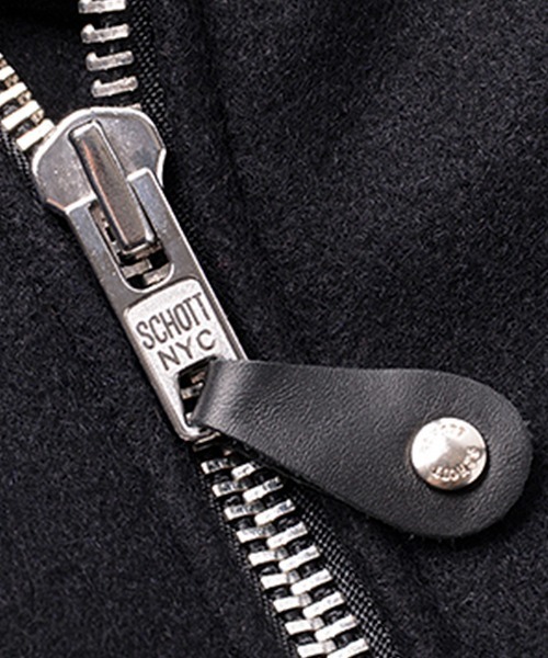 schott(ショット)の「Schott ショット 779 ウール ジップ ピーコート 7505(ピーコート・メンズ・ダークネイビー・40/38/42)」の14枚目の写真