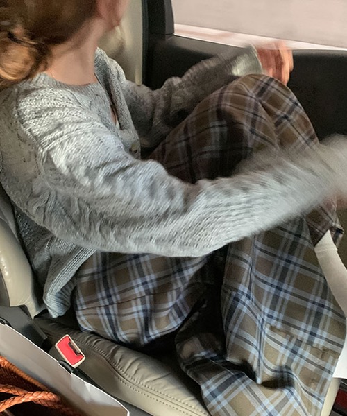 Girly Doll（ガーリードール）の「チェックボックスプリーツスカート（スカート・レディース・ネイビー/グリーン/ブラウン・M/L）」の13枚目の写真