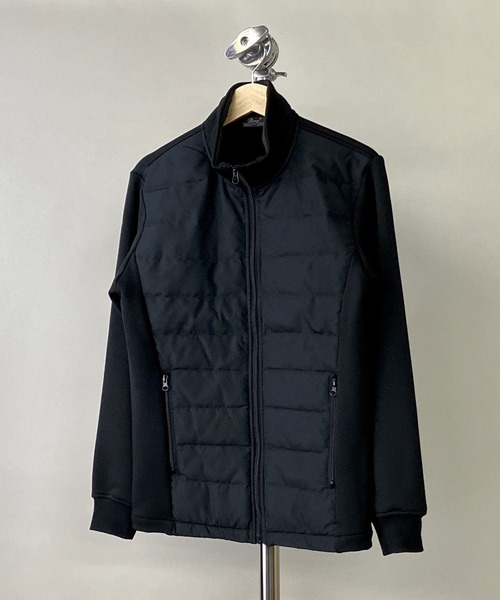 Beno（ビーノ）の「インナーダウン アクティビカル フロントダウン フルジップ スタンドネック ブルゾン（ダウンジャケット/コート・メンズ・ブラック/ネイビー/ベージュ/カーキ/カモフラージュ/チャコールグレー/ライトグレー・LL/M/L）」の15枚目の写真