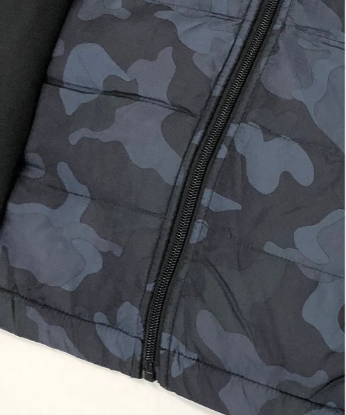 Beno（ビーノ）の「インナーダウン アクティビカル フロントダウン フルジップ スタンドネック ブルゾン（ダウンジャケット/コート・メンズ・ブラック/ネイビー/ベージュ/カーキ/カモフラージュ/チャコールグレー/ライトグレー・LL/M/L）」の18枚目の写真