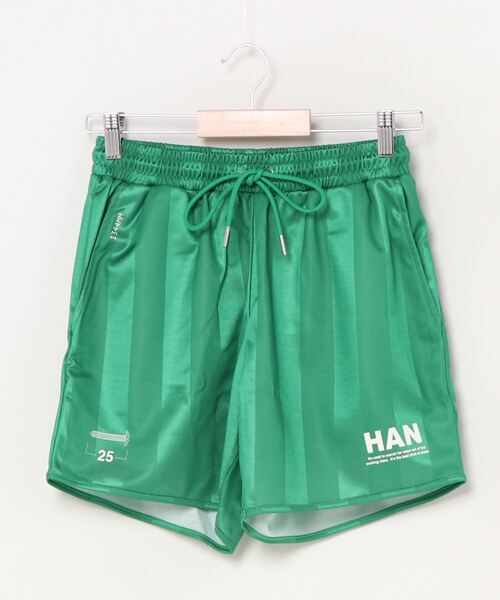 HAN KJOBENHAVN(ハンコペンハーゲン)の「HAN KJOBENHAVN FOOTBALL SHORTS M-130051(その他パンツ・メンズ・グリーン・SMALL)」の5枚目の写真