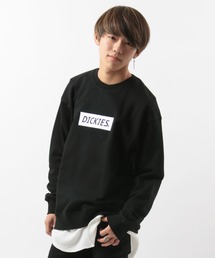 【Dickies/ディッキーズ】 ボックスロゴ ワッペンスウェット/トレーナー