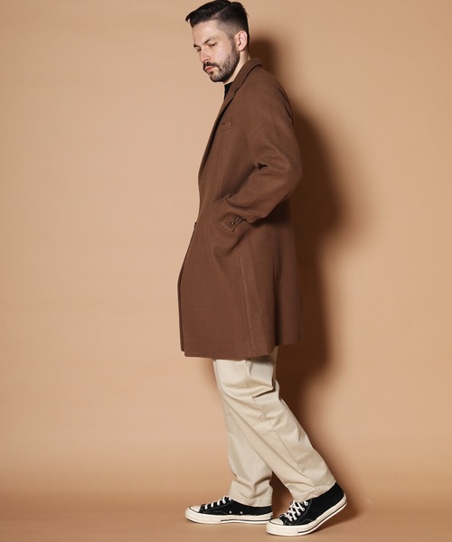 JACKROSE（ジャックローズ）の「JE-フェイクモッサチェスターコート