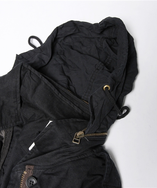 AVIREX（アヴィレックス）の「avirex/アヴィレックス/レディース/LONG M-65 JACKET/ロング　M-65　ジャケット（ミリタリージャケット・レディース・ブラック/カーキ・MEDIUM/SMALL）」の13枚目の写真