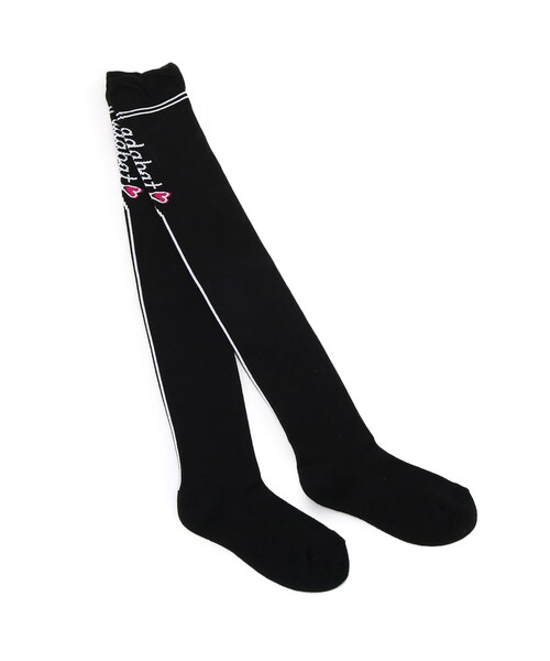 adabat(アダバット)の「◆ニーハイソックス(ソックス/靴下・レディース・グレー系8/ブラック/ネイビー・00)」の2枚目の写真
