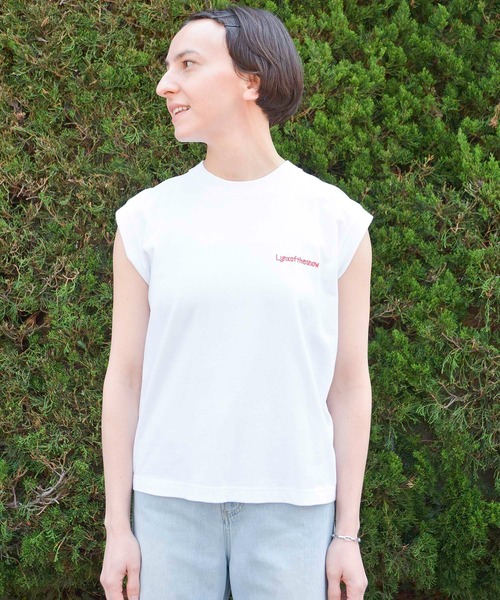 Johnbull（ジョンブル）の「【ｍaRket×JOHNBULL】コラボレーションフレンチスリーブTシャツ(Kilimanjaro)（Tシャツ/カットソー・レディース・ブラック/ホワイト・FREE）」の3枚目の写真