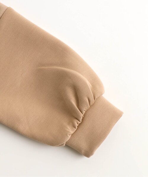 apres les cours（アプレレクール）の「/もちふわプルパーカー（パーカー・キッズ・ベージュ/ミント・80/90/100/110/120/130/140）」の5枚目の写真