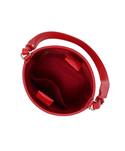 SHENERY（シーナリー）の「(YAHKI/ヤーキ)バケツバッグ（トートバッグ・レディース・ブラウン/レッド・FREE）」の11枚目の写真