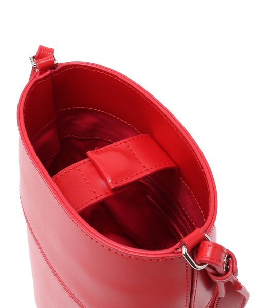 SHENERY（シーナリー）の「(YAHKI/ヤーキ)バケツバッグ（トートバッグ・レディース・ブラウン/レッド・FREE）」の14枚目の写真