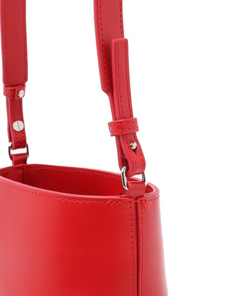 SHENERY（シーナリー）の「(YAHKI/ヤーキ)バケツバッグ（トートバッグ・レディース・ブラウン/レッド・FREE）」の16枚目の写真