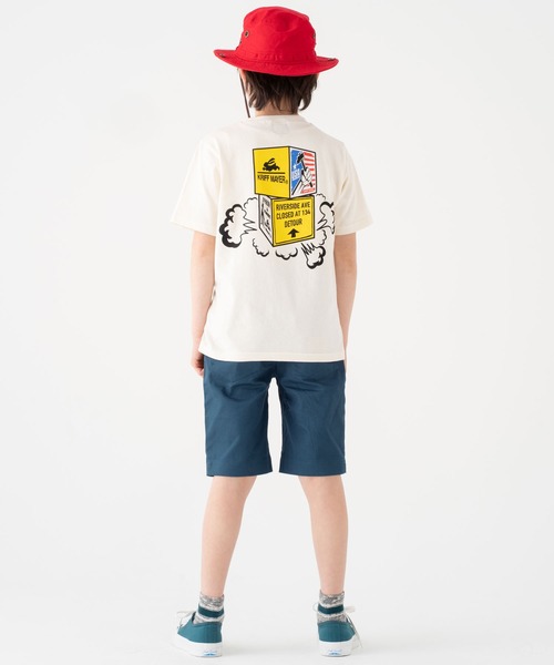 KRIFF MAYER Kid's Collection（クリフメイヤーキッズコレクション）の「USEショーツ（その他パンツ・キッズ・ベージュ/ネイビー/レッド/カーキ/サックスブルー/ブルーグリーン・120/130/140/150/160/170）」の16枚目の写真