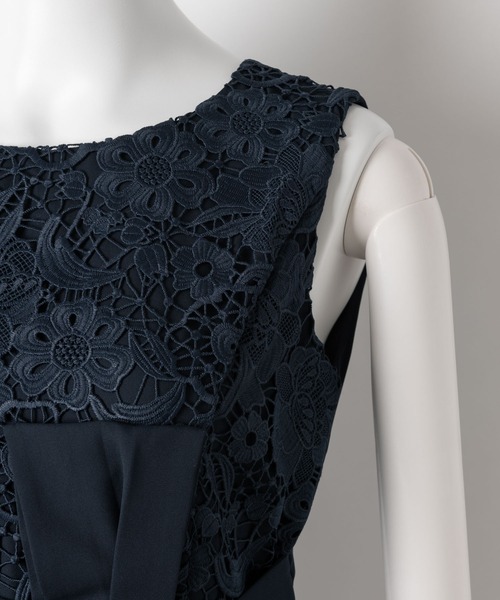 KATHARINE ROSS(キャサリンロス)の「【KATHARINE ROSS】●結婚式 レースドッキングドレス(ドレス・レディース・ネイビー・MEDIUM)」の8枚目の写真