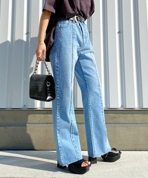 PAGEBOY | センターダメージジーンズ(デニムパンツ)