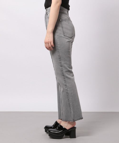 PAGEBOY（ページボーイ）の「センターダメージジーンズ（デニムパンツ・レディース・ブラック/サックスブルー・25inch/26inch）」の14枚目の写真