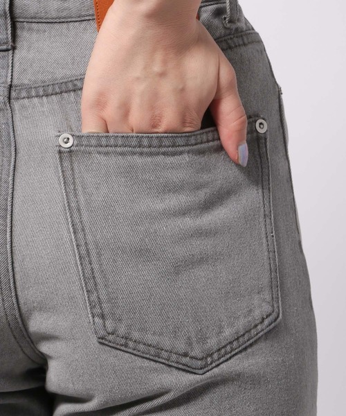 PAGEBOY（ページボーイ）の「センターダメージジーンズ（デニムパンツ・レディース・ブラック/サックスブルー・25inch/26inch）」の17枚目の写真