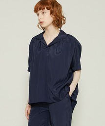 08sircus ゼロエイトサーカス 22SS かご染めオープンカラーシャツ S22SS-SH07 グリーン×マルチカラー 5 ITACQXEPWHD8 08sircus（ゼロエイトサーカス）の「かご染めオープンカラーシャツ