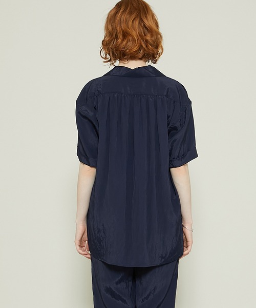 80's ラロッカ　ギャバシャツLAROCKAレーヨン ヴィスコース ビスコース 80's ラロッカ ギャバシャツLAROCKAレーヨン ヴィスコース ビスコース