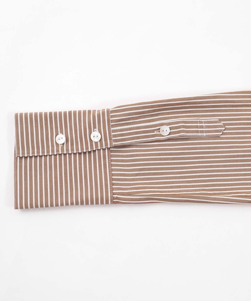 UR'S（ユアーズ）の「コットンチュニックブラウス（シャツ/ブラウス・レディース・グレー系その他/ブラウン系その他/オフホワイト/グリーン系その他/ブルー・S/M/L）」の12枚目の写真