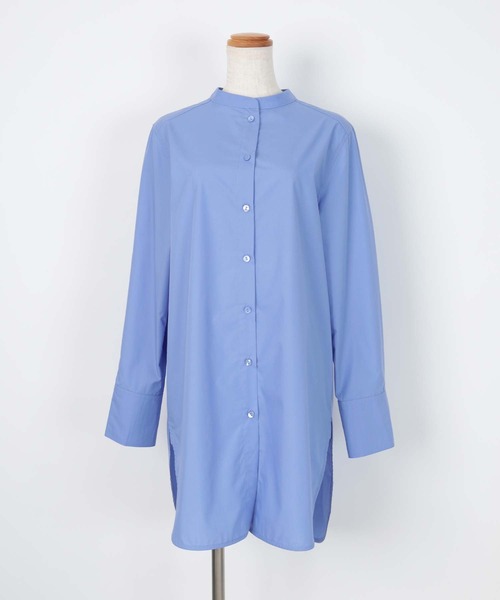 UR'S（ユアーズ）の「コットンチュニックブラウス（シャツ/ブラウス・レディース・グレー系その他/ブラウン系その他/オフホワイト/グリーン系その他/ブルー・S/M/L）」の22枚目の写真