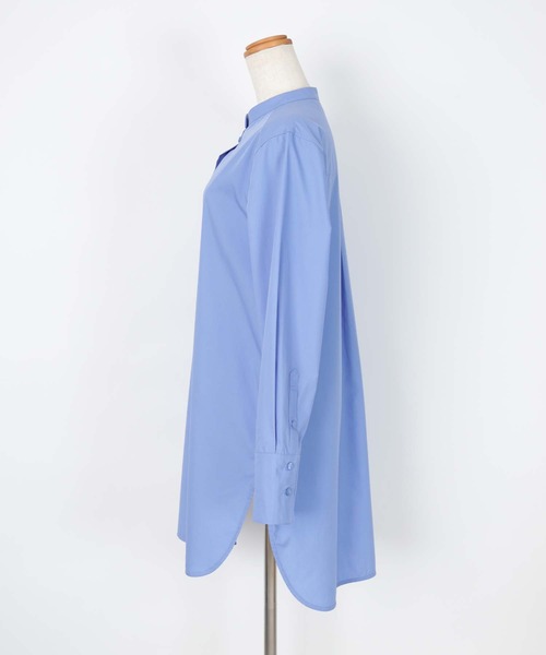 UR'S（ユアーズ）の「コットンチュニックブラウス（シャツ/ブラウス・レディース・グレー系その他/ブラウン系その他/オフホワイト/グリーン系その他/ブルー・S/M/L）」の21枚目の写真