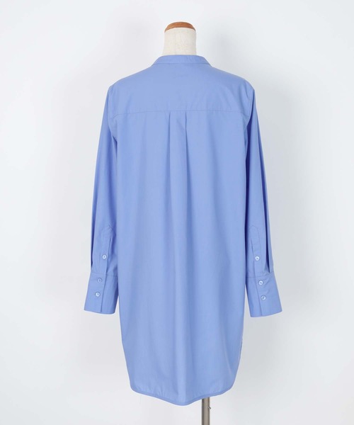 UR'S（ユアーズ）の「コットンチュニックブラウス（シャツ/ブラウス・レディース・グレー系その他/ブラウン系その他/オフホワイト/グリーン系その他/ブルー・S/M/L）」の20枚目の写真