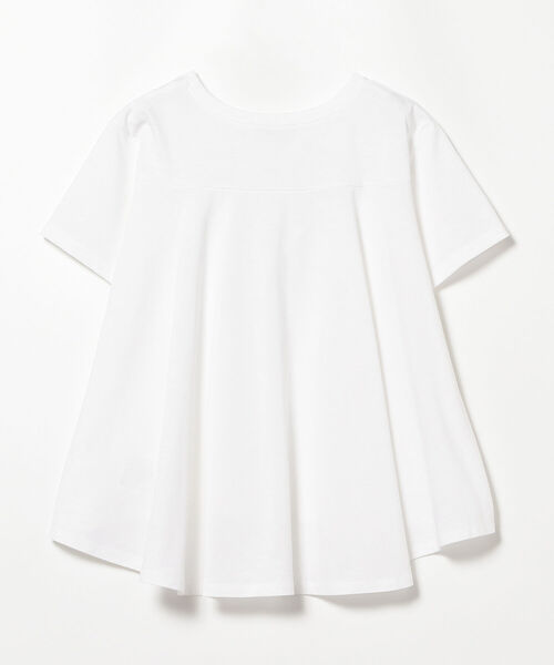 Ray BEAMS（レイビームス）の「Ray BEAMS / バック フレア ハーフスリーブ Tシャツ（Tシャツ/カットソー・レディース・ブラック/ホワイト/グリーン/モカ・ONE SIZE）」の15枚目の写真