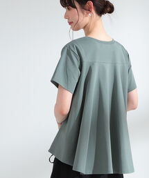 Ray BEAMS | Ray BEAMS / バック フレア ハーフスリーブ Tシャツ(Tシャツ/カットソー)