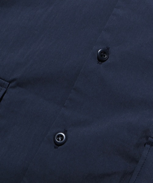 MR.OLIVE（ミスターオリーブ）の「【セットアップ対応】SHELTECH(シェルテック) C/N タイプライター / カーゴ 半袖 開襟シャツ（シャツ/ブラウス・メンズ・ブラック/ベージュ/ネイビー・SMALL/MEDIUM/LARGE）」の11枚目の写真