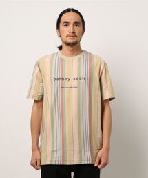 Barney Cools | DESIGN TEE/Barney Cools(バーニークールズ)ストライプ半袖Tシャツ(Tシャツ/カットソー)