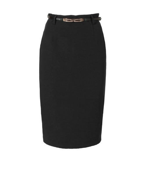 Julia Boutique（ジュリアブティック）の「選べるショート丈・ミディアム丈 ベルト付きタイトスカート/21066（スカート・レディース・ピンク/ネイビー/ブラック/ホワイト/ベージュ/ボルドー・ONE）」の15枚目の写真