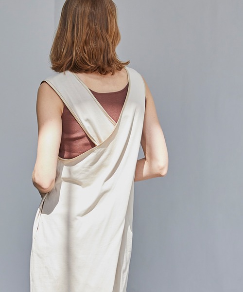 BONLECILL(ボンルシール)の「総針ニットタンクトップ(タンクトップ・レディース・ベージュ/サックスブルー/イエロー/ブラウン/ナチュラル・FREE)」の20枚目の写真