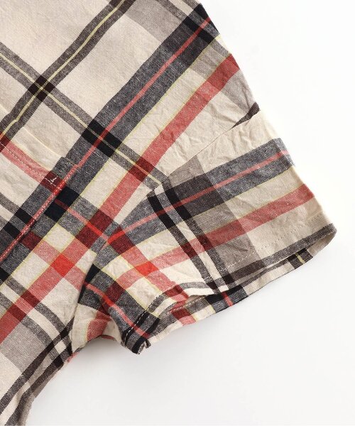 BREEZE（ブリーズ）の「3柄ノーカラーシャツ（シャツ/ブラウス・キッズ・チェック/ブラック/ミント・110/140/150/100/130/120/90）」の10枚目の写真