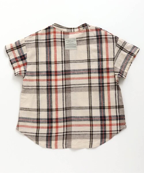 BREEZE（ブリーズ）の「3柄ノーカラーシャツ（シャツ/ブラウス・キッズ・チェック/ブラック/ミント・110/140/150/100/130/120/90）」の20枚目の写真