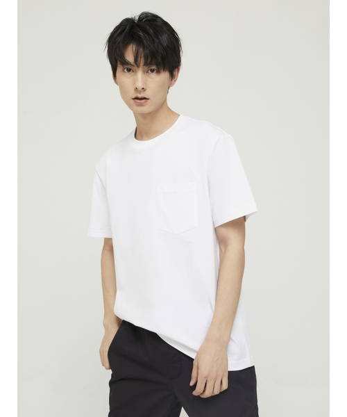 GAP（ギャップ）の「ポケットtシャツ（Tシャツ/カットソー・メンズ・ブラック/ブラウン/その他/ホワイト/ブルー/オレンジ/ネイビー/ブルー系その他/パープル系その他/イエロー/ピンク/ピンク系その他/グリーン系その他・S/XXS/XL/L/XS/M）」の2枚目の写真