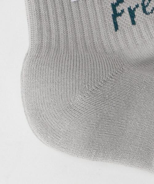 BEAUTY&YOUTH UNITED ARROWS（ビューティーアンドユースユナイテッドアローズ）の「BY ロゴ クフォーター ソックス（ソックス/靴下・メンズ・ライム/グレー/ライトブルー/ホワイト・FREE）」の7枚目の写真